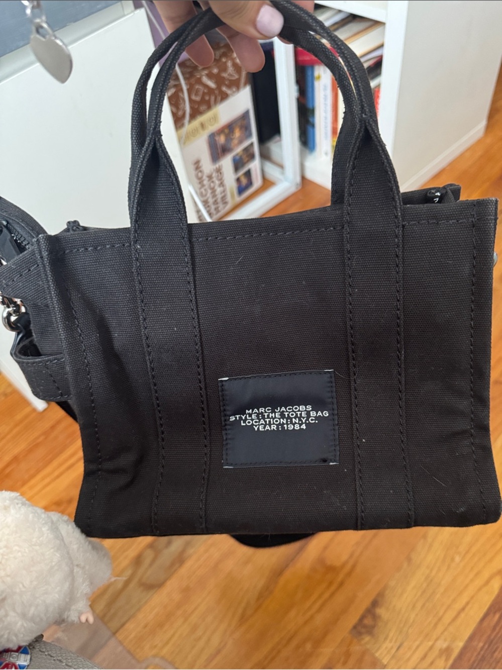 Marc Jacobs Brown Canvas Mini Messenger Bag